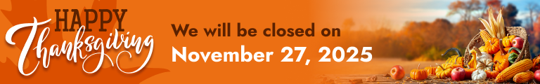 We will be closed on November 27th | Tyson's Shell 